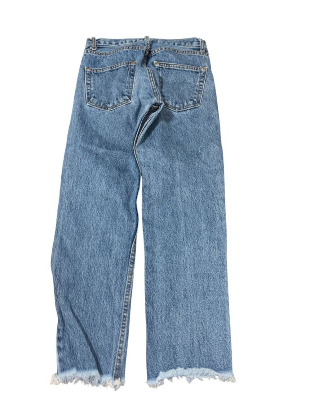 John Galt Button Fly Raw Hem 28" Waist Distressed Button Hole - Picture 6 of 6